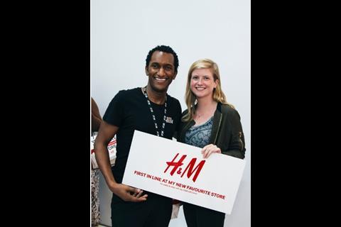 Winner of the £500 H&M voucher